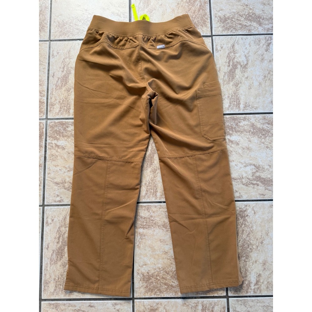 Figs Scrubs Catarina Top Kade Straight Leg Cargo Pants Set Earth Womens Medium - Picture 7 of 11